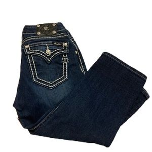 Miss me jeans size 31 cuffed capri jeans brand new